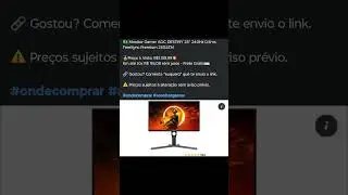 🇧🇷 Monitor Gamer AOC DESTINY 25