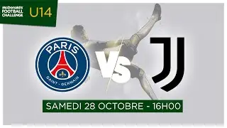 U14 PSG - JUVENTUS (samedi 16h00)