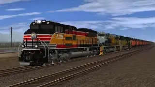 Trainz 2 UP #1996 pass by with #1989 & #1995 