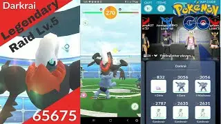 Pokemon Go Gen 4 Darkrai Raid!