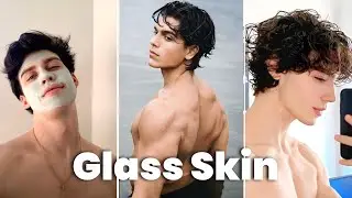 Glow Your Skin in home | glow up tips for men | looksmaxxing for glass like glowing skin for men's|