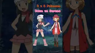 Dawn vs Serena 🥵 #shorts #pokemon
