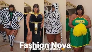 Примерка костюмов на Хэллоуин от Fashion Nova Curve 2023 | Виктория Лашай
