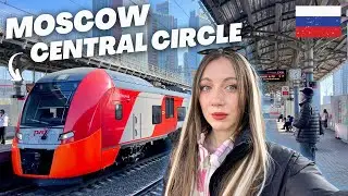 THIS *aboveground* METRO IN MOSCOW IS IMPRESSIVE! 🚈 Russia vlog