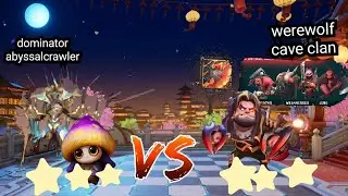 Counter The Greater Abyssalcrawler with Werewolf Cave clan | MVP item Crimson heart 🔥|| Autochess