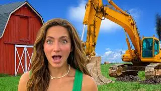 Farm Girl Runs Excavator For Profit