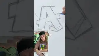 Block letter style A #streetart #art #drawing #s1ve
