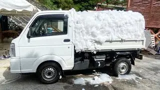 【泡洗車】新車購入1年半でサビと汚れだらけになった軽トラを復活させたい！