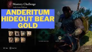Anderitum Hideout Bear Gold Medal Mastery Challenge : Assassins Creed Valhalla