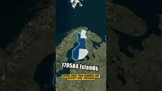 Country with the Most islands??? #shorts