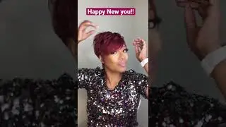 Short Pixie Cut wig easy styling technique. #newyear #27piece  #shorthaircut #pixiecutwig