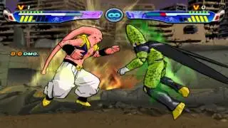 DBZ Budokai 3 Cell VS Super Buu