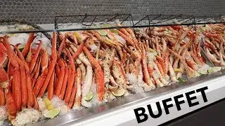 King Crab Buffet, Đi Ăn Cua Ho&agrave;ng Đế Buffet | California Vacation 2018 | Vlog 25