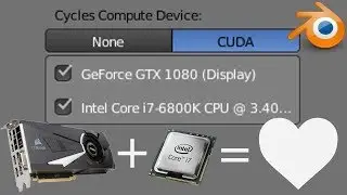 (Outdated) Render With GPU and CPU in Blender