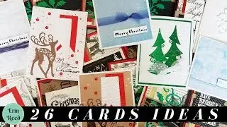 26 Christmas Card Ideas from a Card Swap