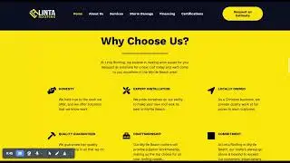 Roofing Company Website Design