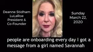LuLaRoe will save us from COVID-19! 3.22.20 (with subtitles)