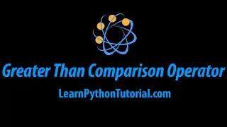 Python: Greater than Comparison Operator