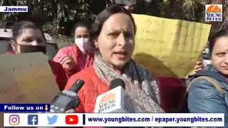 PM Package Rented Employees protest for their demands