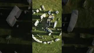 Stonehenge z lotu ptaka. Film z drona w rozdzielczości 4k