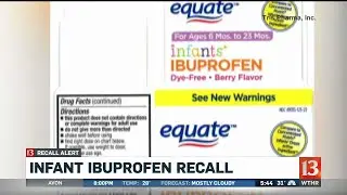 Ibuprofen recall