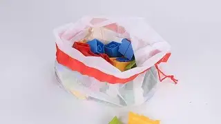 12/15 Piece Reusable Mesh Produce Bags Eco-Friendly Grocery/Shopping
