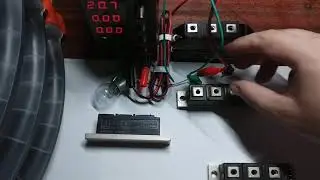 Тест тиристора International Rectifier IRKT26-12 / Thyristor test International Rectifier IRKT26-12