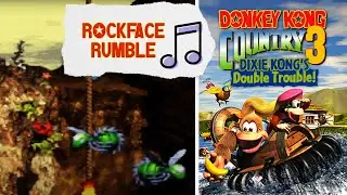 Donkey Kong Country 3 - Kong-Fused Cliffs (Rockface Rumble 🎶)
