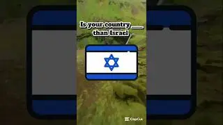 Is your country ____ than Israel🇮🇱?#map #mapping #mapper #middleeast #israel #country #geography