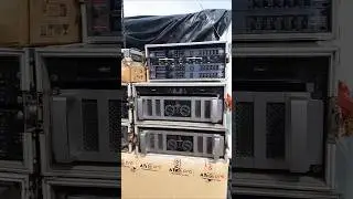 Audiotone Line Array testing #djexpo #audiotone #djspeakar #bestamplifier