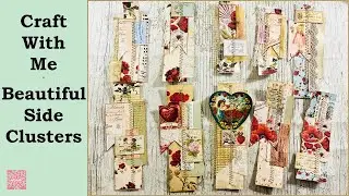 BEAUTIFUL Side Clusters using FREEBIES - Craft With Me - Lets get Collaboration Ready! :)