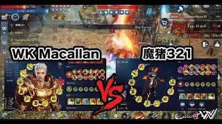 MIR4 FIGHT LVL147 WK Macallan Warrior 337K VS LVL145 魔猪321 Arbalist 337K #mir4 #mir4global