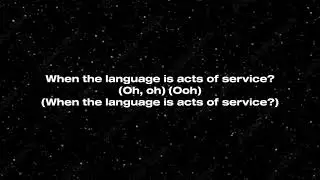 Doja Cat - Acts of Service (Karaoke / Instrumental)