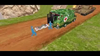 US Army Ambulance Driving - Humvee Rescue Truck Simulator - Android Gameplay