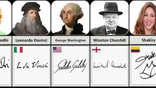 Coolest Signature of Historical Figures
