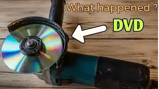 !! DVD Vs Angle Grinder !!    ⚠️ Don't try this at Home