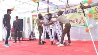 भगत सिंह,राजगुरु ,सुखदेव फांसी पर नाटक || छोटे बच्चों का कला देखकर आपका हृदय काप जाएगा