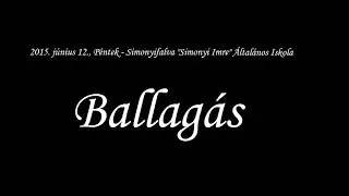 Ballagás Simonyifalván 2015-ben