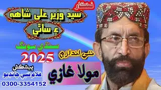 Mola Ghazi Maan Nokar Tuhnji Dar Jo  Syed Wazir Ali Shah  Qasida2025