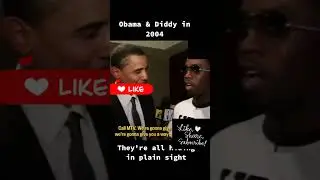 OBAMA & DIDDY 🧐 🤔#diddy