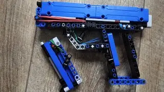 Glock 17 Black & Blue (lego technic)