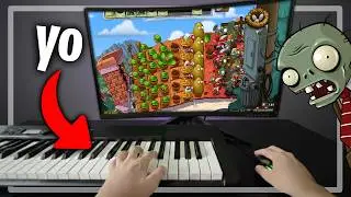 PVZ pero YO TOCO la MÚSICA mientras JUEGO