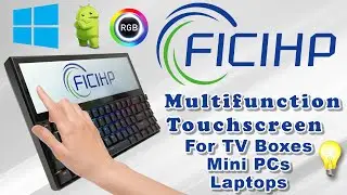 Механическая клавиатура FICHIP K2 RGB с сенсорным дисплеем