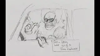 Tricky takes you to Texas Roadhouse while menacing music plays in the background
