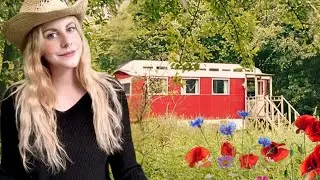 Отдых в необычном фургоне и поиск креатива в дикой красоте | Полли Джоук: полевые цветы и крошечный дом