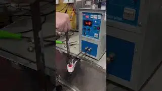 JL-15KW steel iron bar induction heating machine #inductionheater #forging