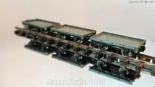 Ffestiniog Railway 3 Ton Flat Wagons - Brooks 3D Models OO9 4mm