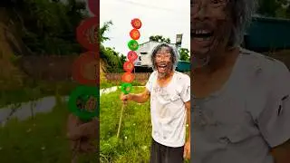 Little Brother Reveals His Funny Trick!🍡🍢🍫🍭🍒🍓
