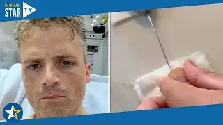 A Place in the Sun's Ben Hillman returns to hospital after needing metal rod in finger