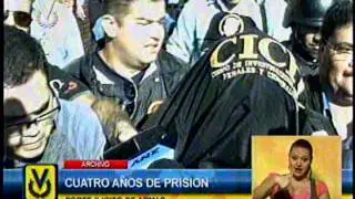 Larry Tovar condenado a 4 a&ntilde;os y medio de prisi&oacute;n por porte il&iacute;cito de arma